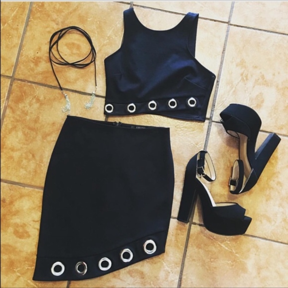Top and skirt set 🖤